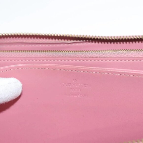 LOUIS VUITTON Vernis Zippy Wallet Long Wallet Poppy Petal M61562 LV Auth am8739 - Picture 13 of 15